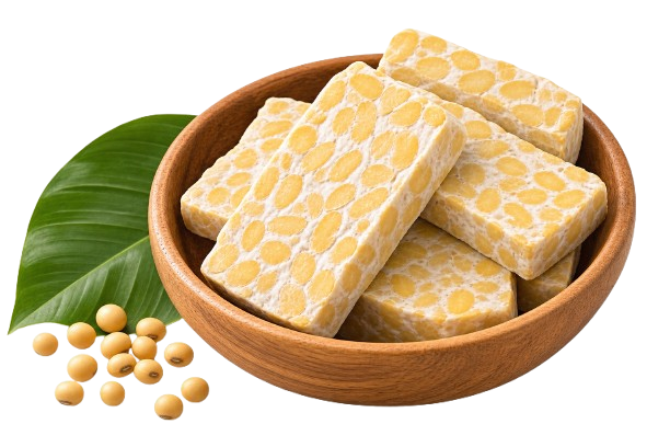 Hirisan tempe yang dihasilkan tanpa bahan pengawet